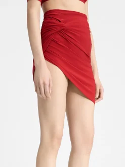 La mini jupe Drapeado