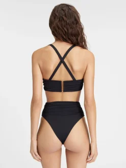 Le haut de maillot Drapeado