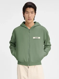 Le hoodie Gros Grain zipp&eacute;