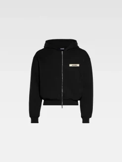 Le hoodie Gros Grain zippé