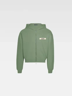 Le hoodie Gros Grain zipp&eacute;