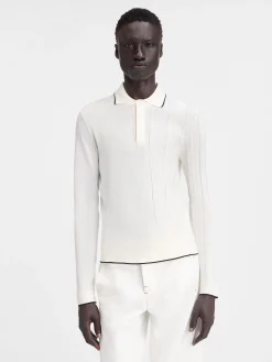 Le polo Tricot manches longues