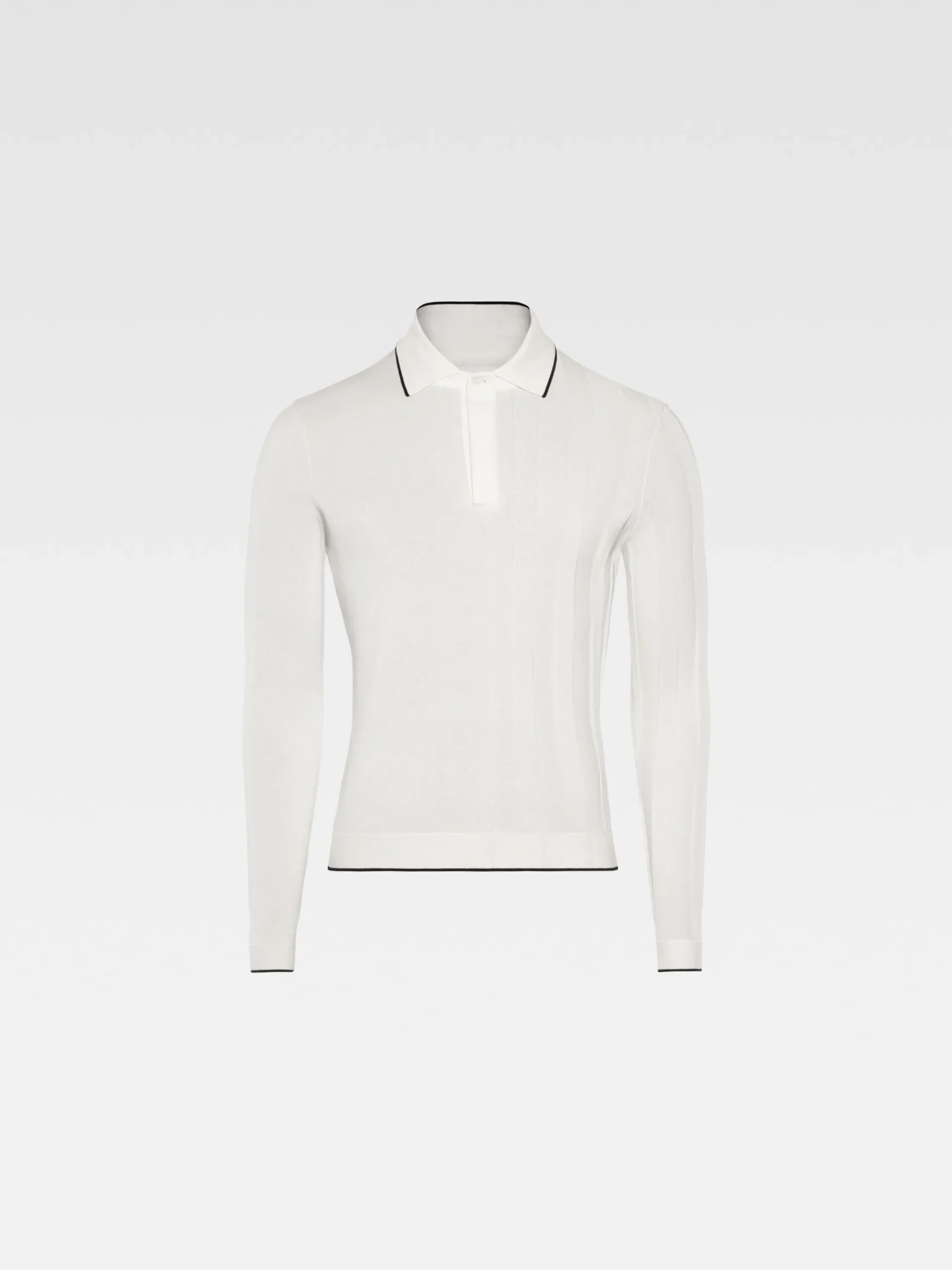 Le polo Tricot manches longues