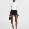 Le short maille pliss&eacute;