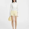 Le short maille pliss&eacute;