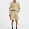 Le short Marrone