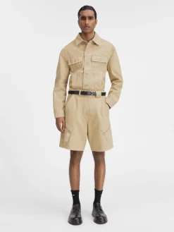 Le short Marrone