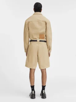 Le short Marrone